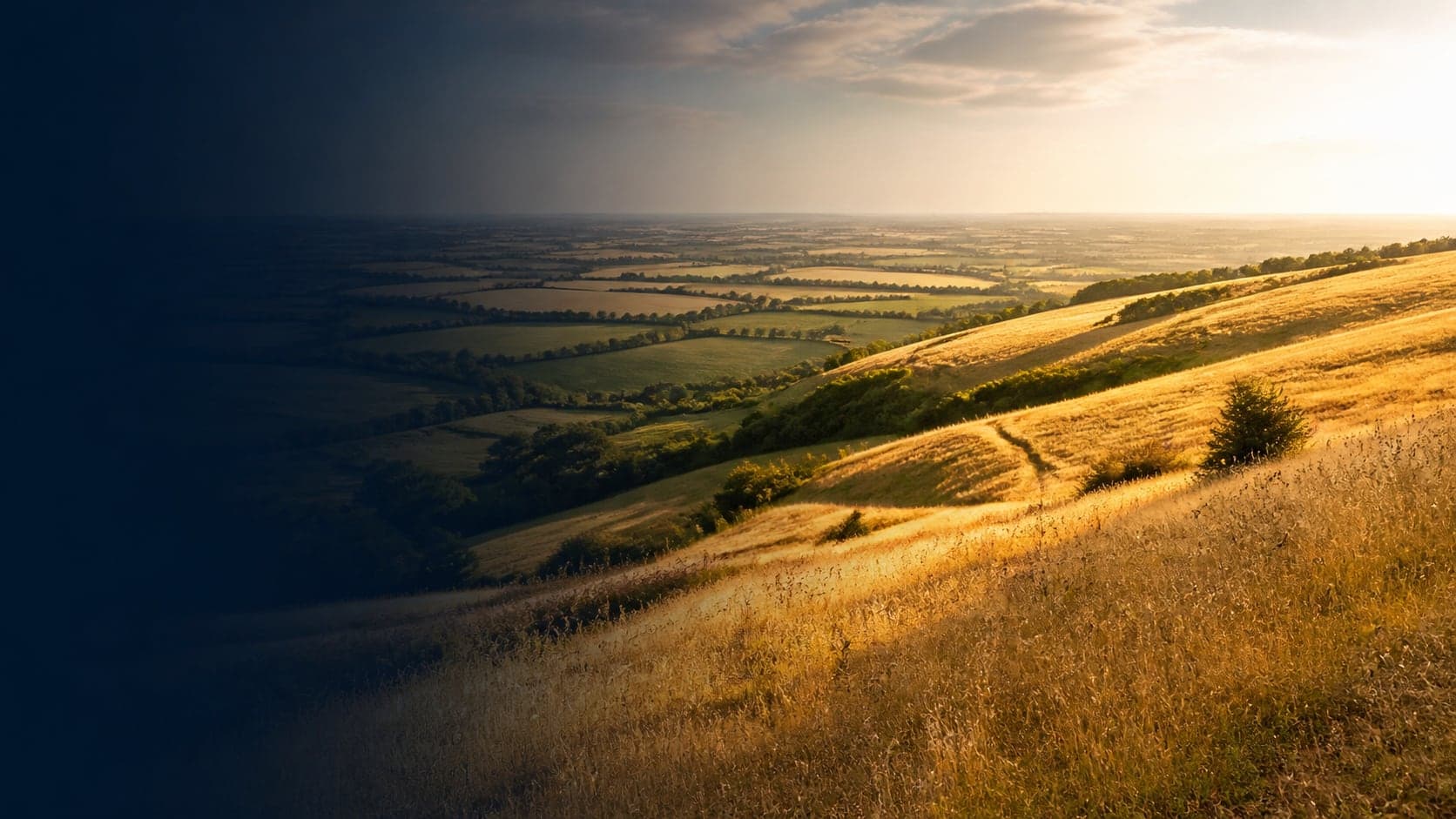England landscape — Wildfires in England