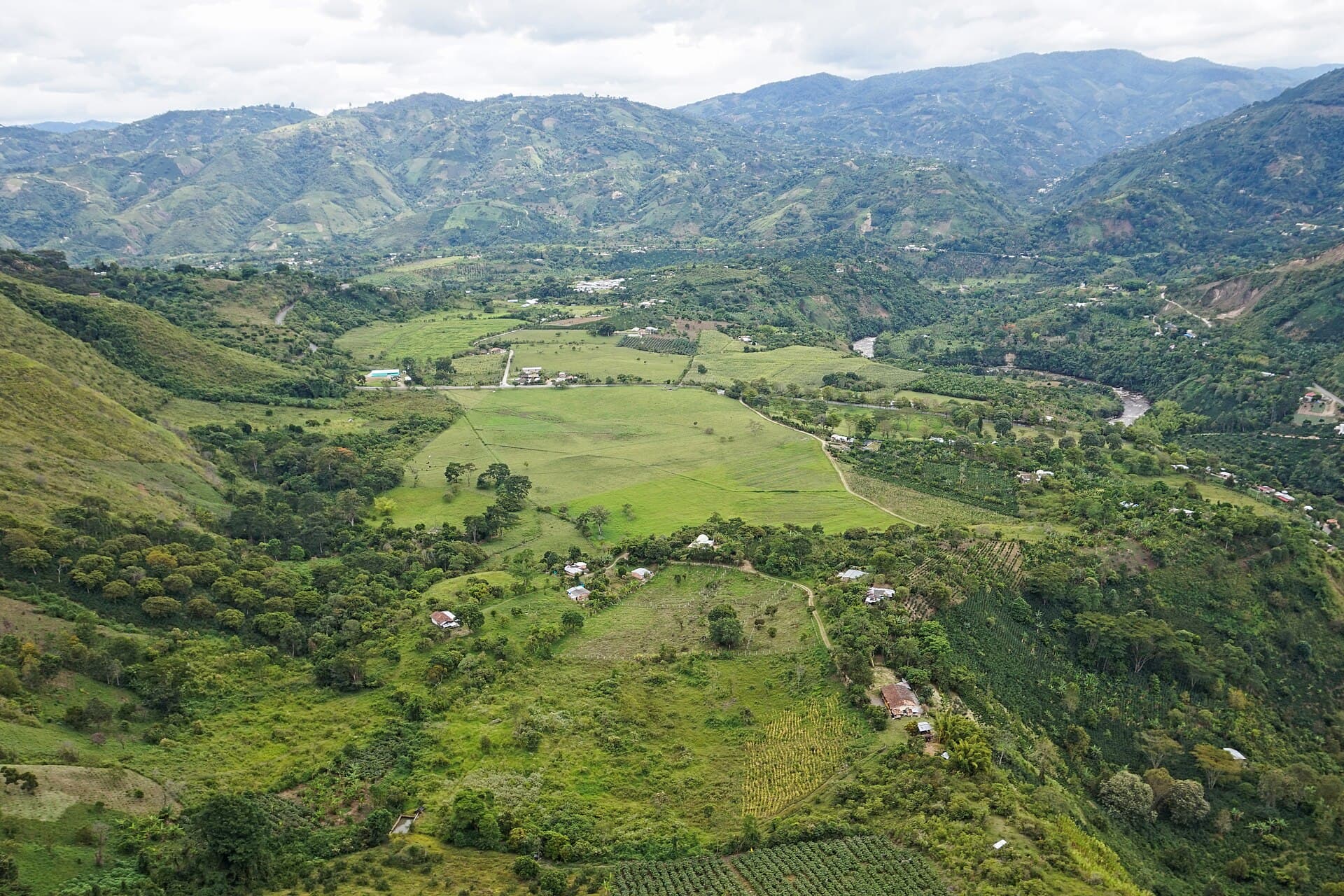 Colombia landscape — Wildfires in Colombia