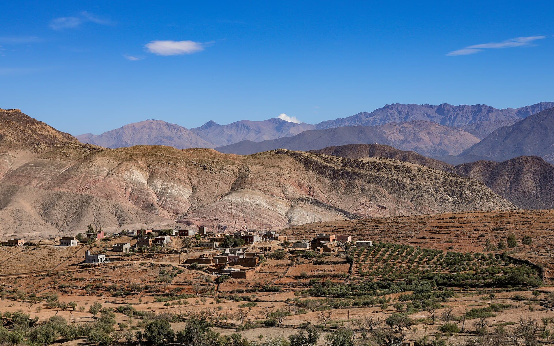 Morocco landscape — Wildfires in Morocco
